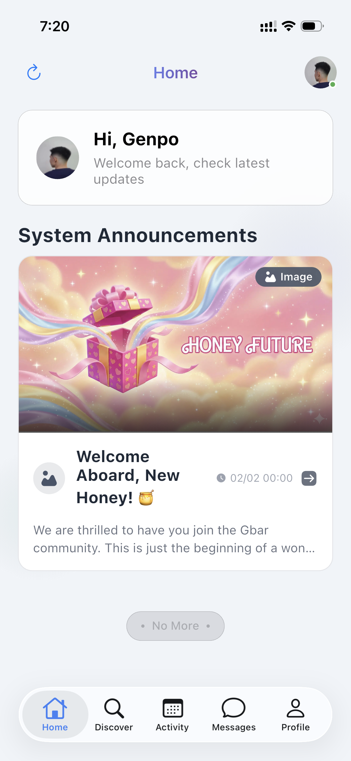 GBar Home screenshot